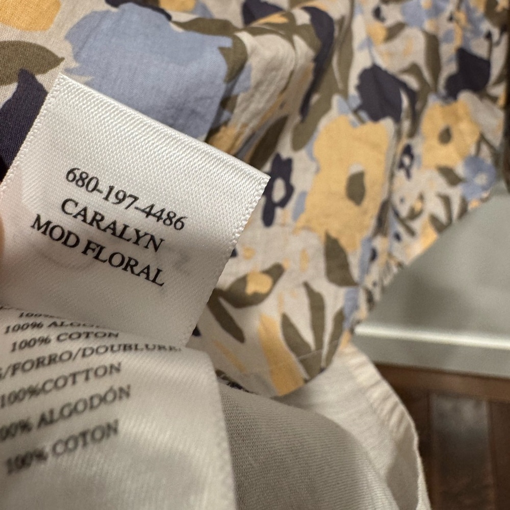Rails Caralyn Dress Medium Mod Floral EUC - Picture 7 of 12